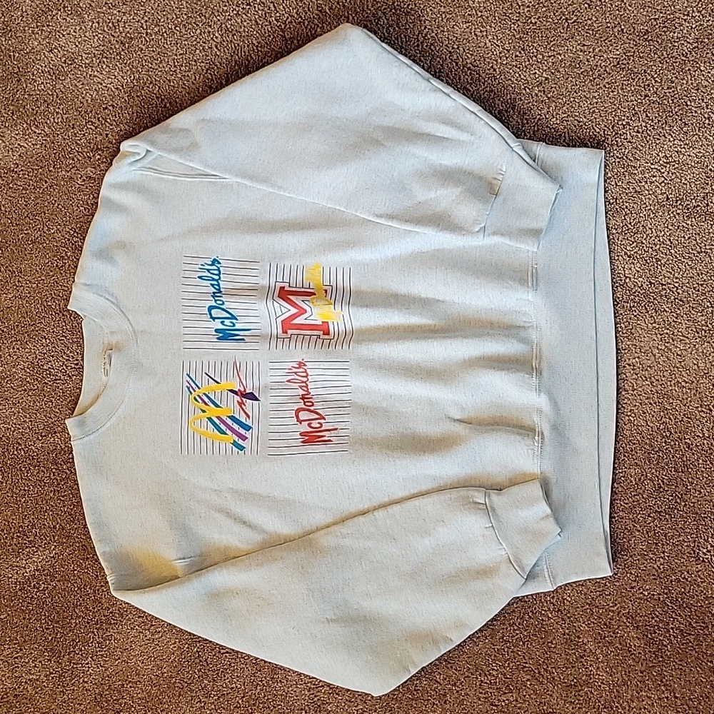 Vintage 90s Mcdonalds Sweatshirt Ronald Crewneck Large
